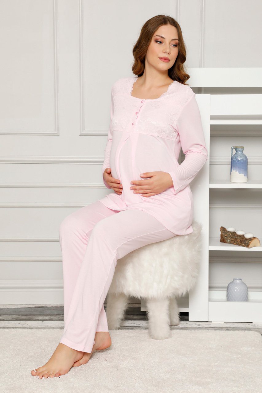 Ensemble pyjama de maternité - 2 pièces